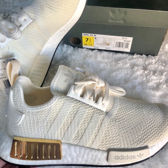 originals nmd r1 white and gold